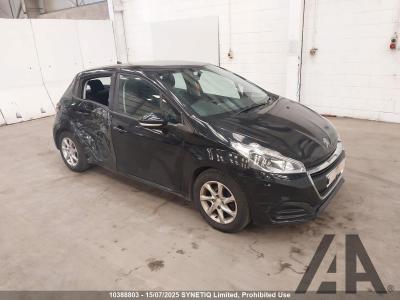 Image of 2017 PEUGEOT 208 PURETECH ACTIVE 1199cc PETROL MANUAL 5 DOOR HATCHBACK