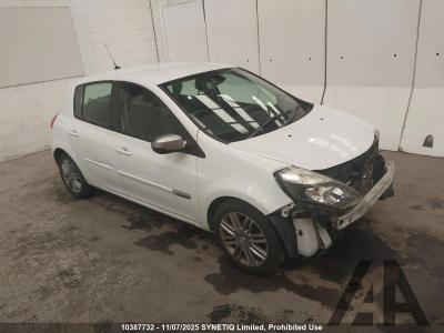 Image of 2012 RENAULT CLIO DYNAMIQUE TOMTOM 16V 1149cc PETROL MANUAL 5 Speed 5 DOOR HATCHBACK