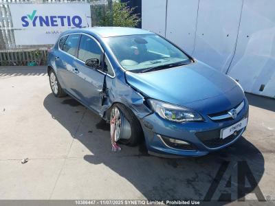 Image of 2015 VAUXHALL ASTRA ELITE 1598cc PETROL MANUAL 5 Speed 5 DOOR HATCHBACK