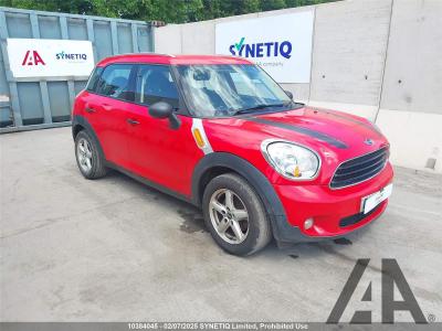 Image of 2012 MINI COUNTRYMAN ONE 1598cc PETROL MANUAL 6 Speed 5 DOOR HATCHBACK
