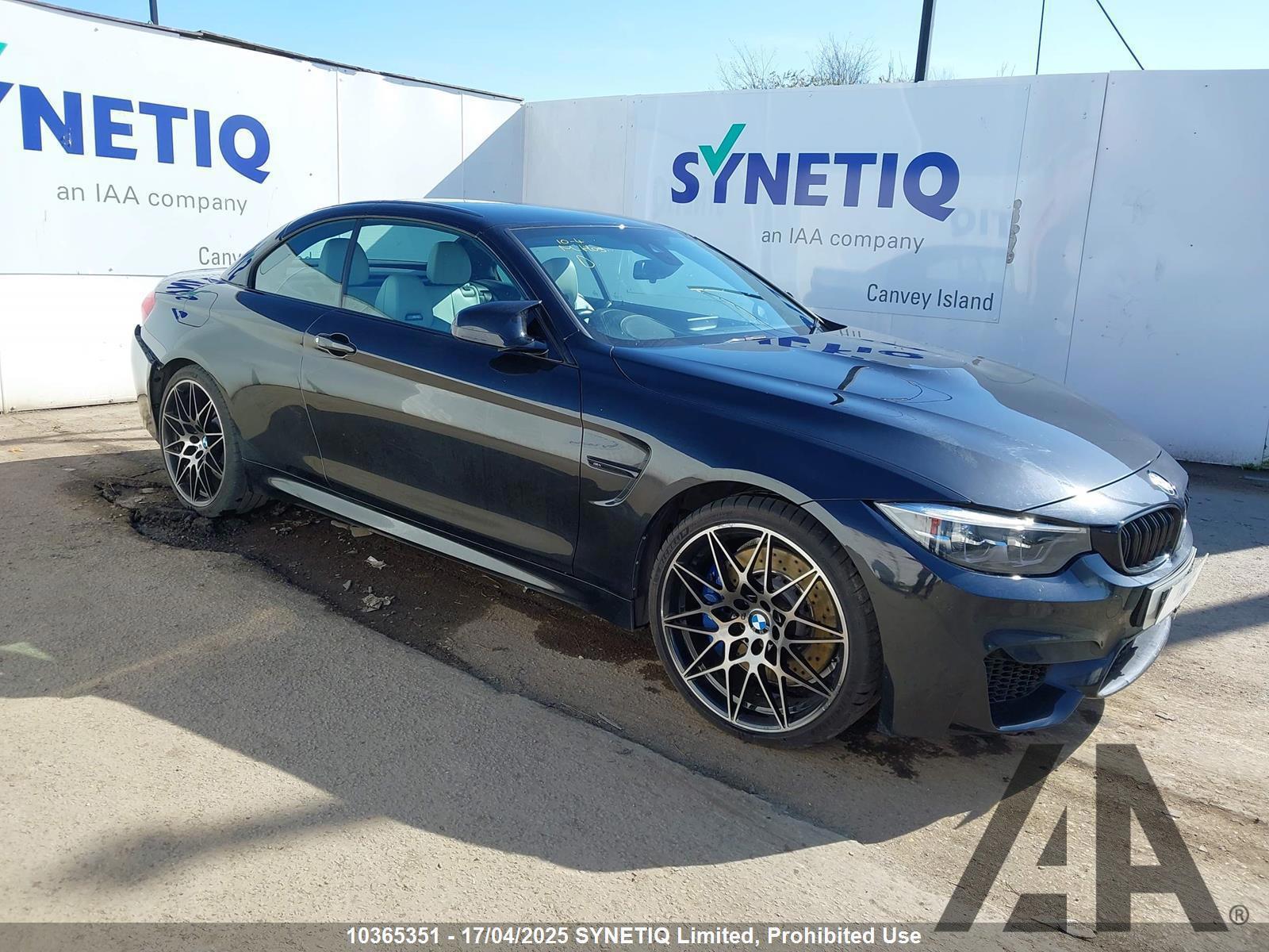 2018 BMW 4 SERIES M4 COMPETITION 2979cc TURBO PETROL SEMI AUTO 2 DOOR CONVERTIBLE