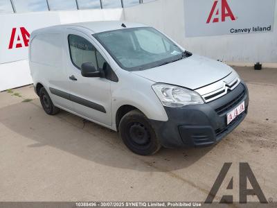 Image of 2018 CITROEN BERLINGO 850 ENTERPRISE L1 BLUEHDI 1560cc TURBO DIESEL MANUAL 5 Speed PANEL VAN