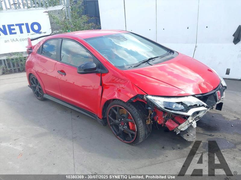 2016 HONDA CIVIC I-VTEC TYPE R GT 1996cc TURBO PETROL MANUAL 6 Speed 5 DOOR HATCHBACK