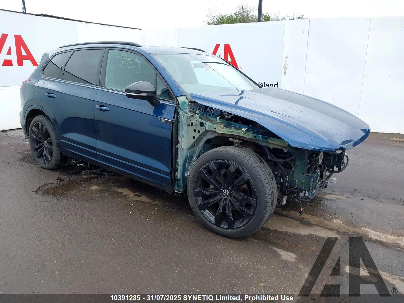 2022 VOLKSWAGEN TOUAREG V6 BLACK EDITION TDI 2967cc TURBO DIESEL AUTOMATIC 5 DOOR ESTATE
