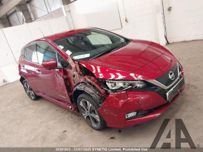 Image of 2019 NISSAN LEAF E PLUS TEKNA ELECTRIC DIRECT DRIVE 5 DOOR HATCHBACK