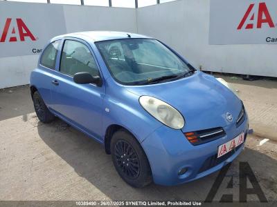 Image of 2003 NISSAN MICRA S 1240cc PETROL MANUAL 5 Speed 3 DOOR HATCHBACK
