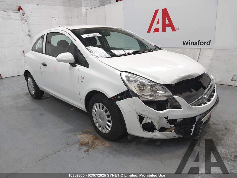 2012 VAUXHALL CORSA S ECOFLEX 998cc PETROL MANUAL 3 DOOR HATCHBACK