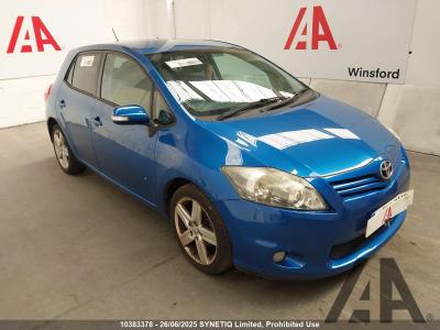 Image of 2011 TOYOTA AURIS SR VALVEMATIC 1598cc PETROL MANUAL 6 Speed 5 DOOR HATCHBACK