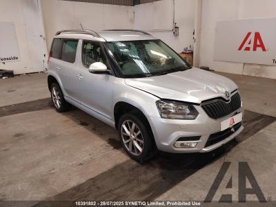 Image of 2014 SKODA YETI SE TDI CR 1968cc TURBO DIESEL MANUAL 5 DOOR HATCHBACK