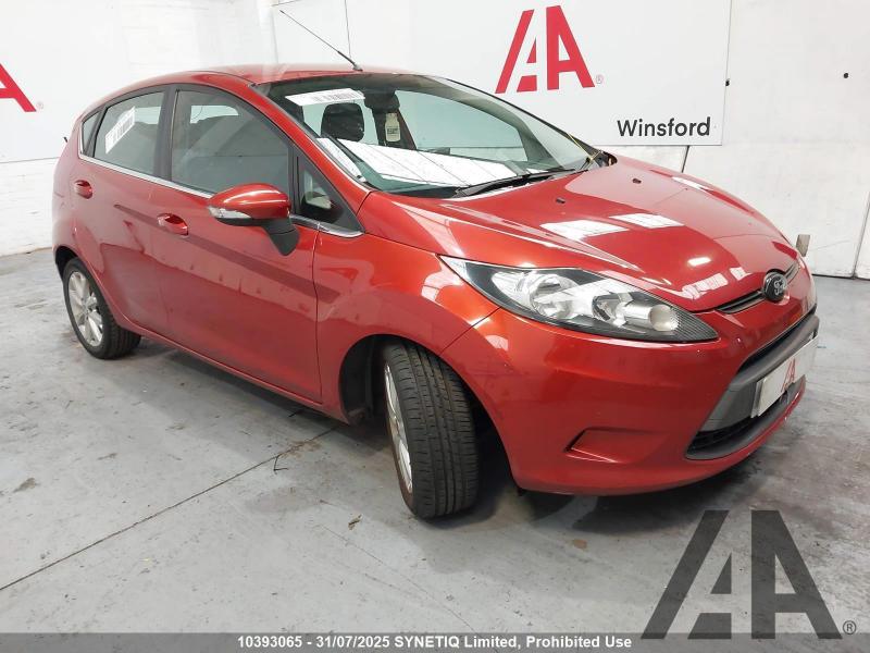 2009 FORD FIESTA ZETEC 16V 1388cc PETROL AUTOMATIC 4 Speed 5 DOOR HATCHBACK