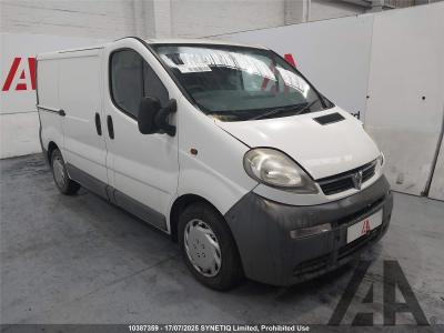 Image of 2005 VAUXHALL VIVARO DI 2900 SWB 1870cc TURBO DIESEL MANUAL 5 Speed PANEL VAN