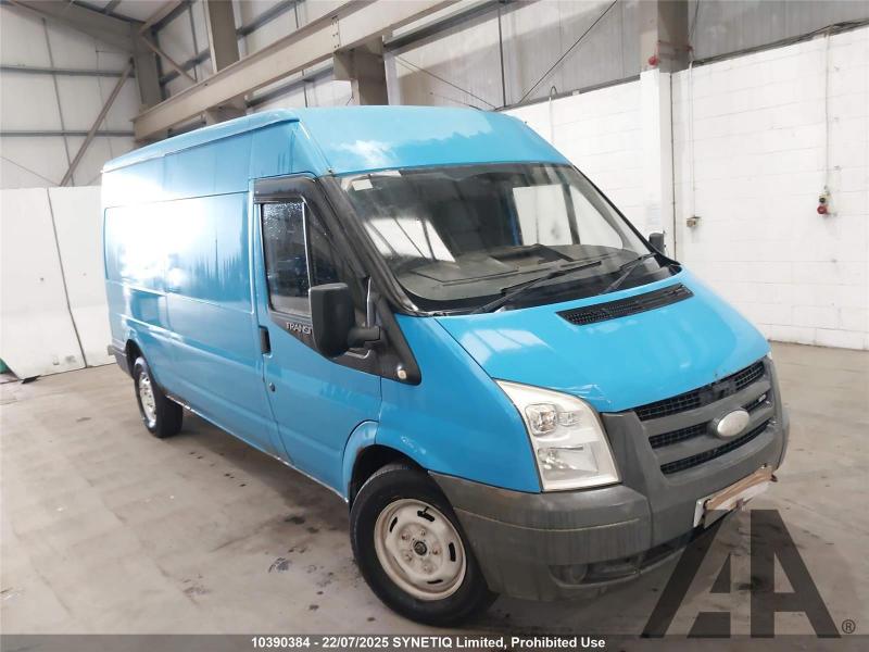 2008 FORD TRANSIT 350 LWB SHR 2402cc TURBO DIESEL MANUAL 6 Speed PANEL VAN