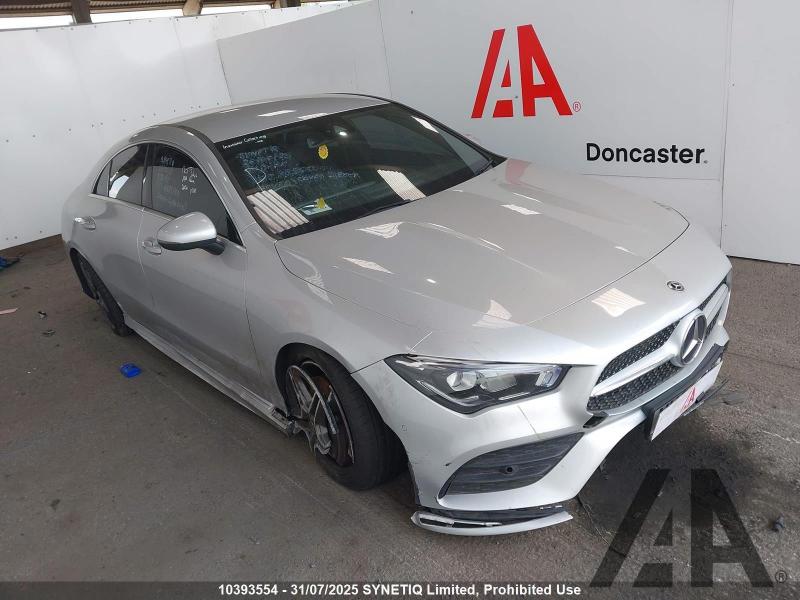 2020 MERCEDES CLA 200 AMG LINE 1332cc TURBO PETROL SEMI AUTO 4 DOOR COUPE