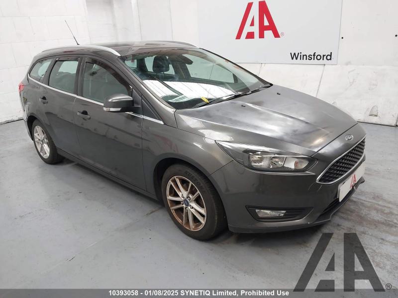 2015 FORD FOCUS ZETEC TDCI 1560cc TURBO DIESEL MANUAL 6 Speed 5 DOOR ESTATE
