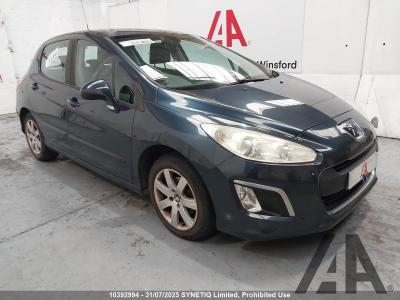 2011 PEUGEOT 308 HDI SR 1560cc TURBO DIESEL MANUAL 5 DOOR HATCHBACK