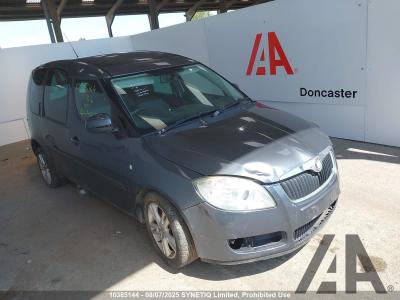 2009 SKODA ROOMSTER SE TDI 1422cc TURBO DIESEL MANUAL 5 Speed 5 DOOR MPV