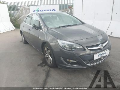 Image of 2015 VAUXHALL ASTRA SRI CDTI S/S 1956cc TURBO DIESEL MANUAL 6 Speed 5 DOOR HATCHBACK
