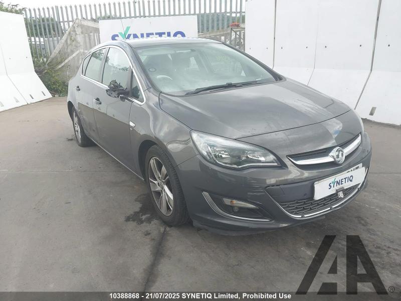2015 VAUXHALL ASTRA SRI CDTI S/S 1956cc TURBO DIESEL MANUAL 6 Speed 5 DOOR HATCHBACK