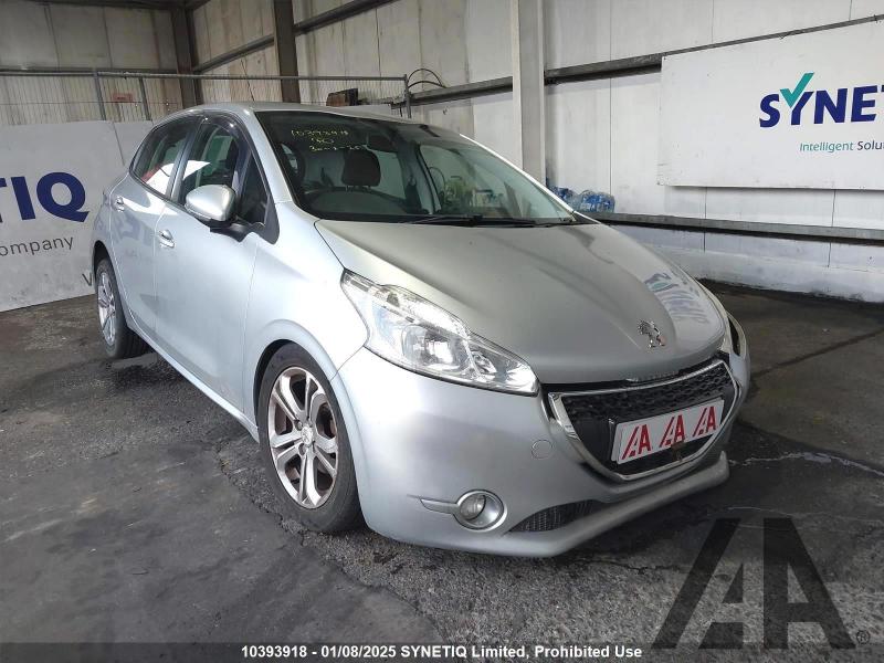 2012 PEUGEOT 208 ACTIVE 1199cc PETROL MANUAL 5 DOOR HATCHBACK