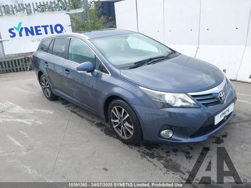 2012 TOYOTA AVENSIS TR D-4D 1998cc TURBO DIESEL MANUAL 6 Speed 5 DOOR ESTATE