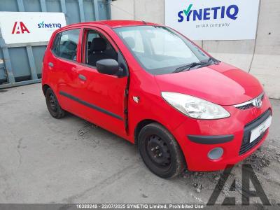 Image of 2010 HYUNDAI I10 CLASSIC 1248cc PETROL MANUAL 5 Speed 5 DOOR HATCHBACK