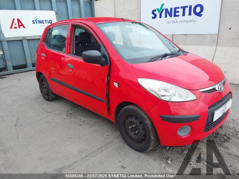 2010 HYUNDAI I10 CLASSIC 1248cc PETROL MANUAL 5 Speed 5 DOOR HATCHBACK