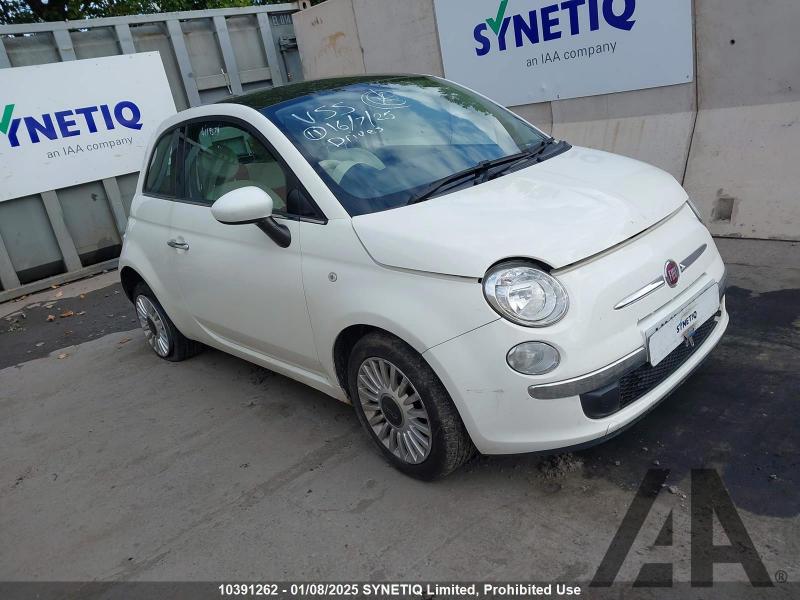 2014 FIAT 500 LOUNGE 1242cc PETROL MANUAL 3 DOOR HATCHBACK