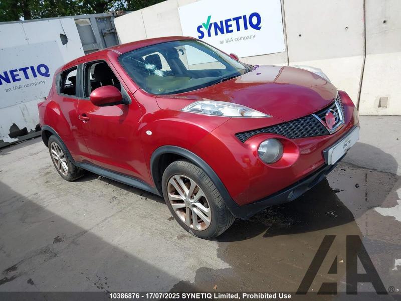 2012 NISSAN JUKE ACENTA PREMIUM DCI 1461cc TURBO DIESEL MANUAL 6 Speed 5 DOOR HATCHBACK