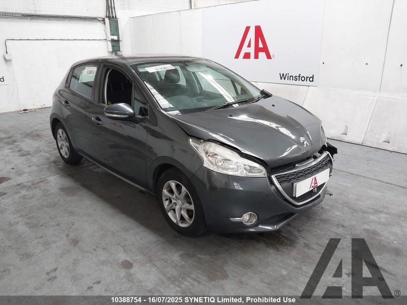 2014 PEUGEOT 208 ACTIVE 1199cc PETROL MANUAL 5 DOOR HATCHBACK