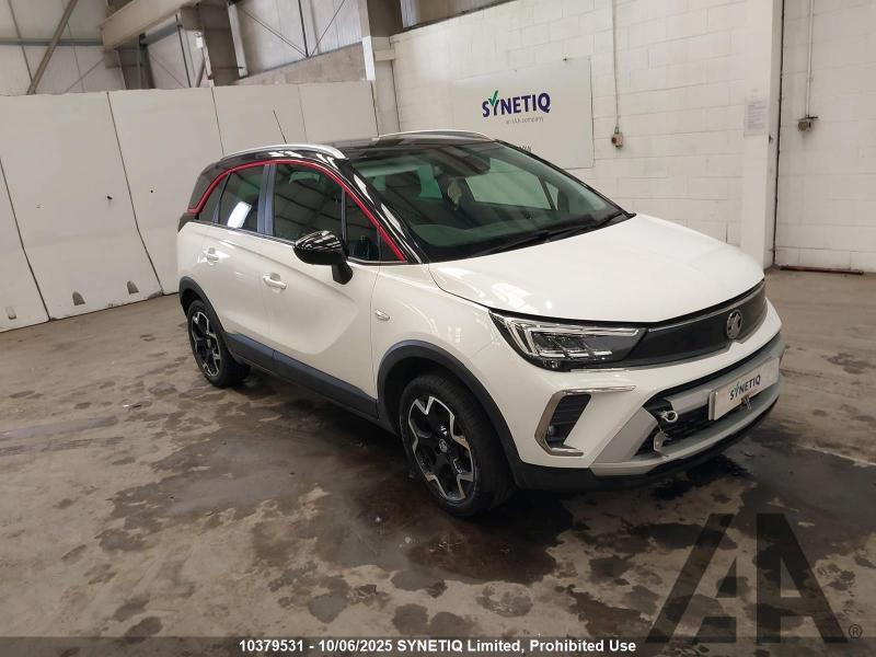 2021 VAUXHALL CROSSLAND SRI NAV 1199cc TURBO PETROL MANUAL 5 DOOR HATCHBACK