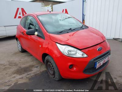 Image of 2013 FORD KA STUDIO 1242cc PETROL MANUAL 5 Speed 3 DOOR HATCHBACK