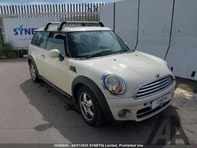 Image of 2009 MINI CLUBMAN COOPER D 1560cc TURBO DIESEL MANUAL 6 Speed 5 DOOR ESTATE