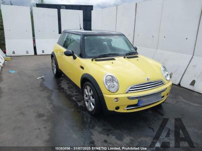 Image of 2004 MINI HATCH COOPER 1598cc PETROL MANUAL 5 Speed 3 DOOR HATCHBACK