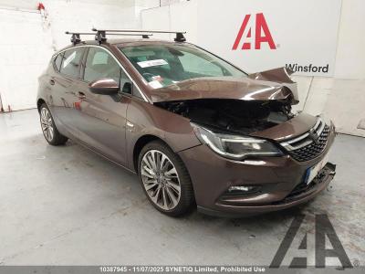 Image of 2019 VAUXHALL ASTRA GRIFFIN 1399cc TURBO PETROL MANUAL 6 Speed 5 DOOR HATCHBACK