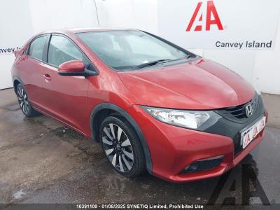 Image of 2015 HONDA CIVIC I-VTEC SE PLUS-T 1798cc PETROL MANUAL 6 Speed 5 DOOR HATCHBACK