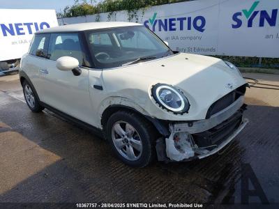 Image of 2019 MINI HATCH ONE CLASSIC 1499cc TURBO PETROL MANUAL 6 Speed 3 DOOR HATCHBACK