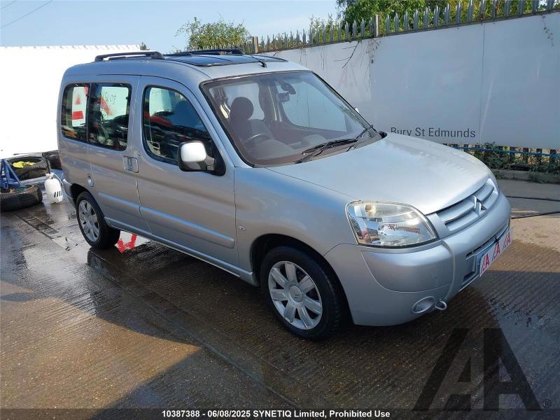 2007 CITROEN BERLINGO MULTISPACE DESIRE HDI 1560cc TURBO DIESEL MANUAL 5 Speed 5 DOOR MPV