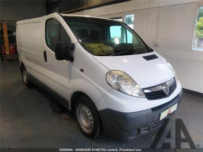 Image of 2009 VAUXHALL VIVARO 2700CDTI SWB SHR 1995cc TURBO DIESEL MANUAL 6 Speed PANEL VAN