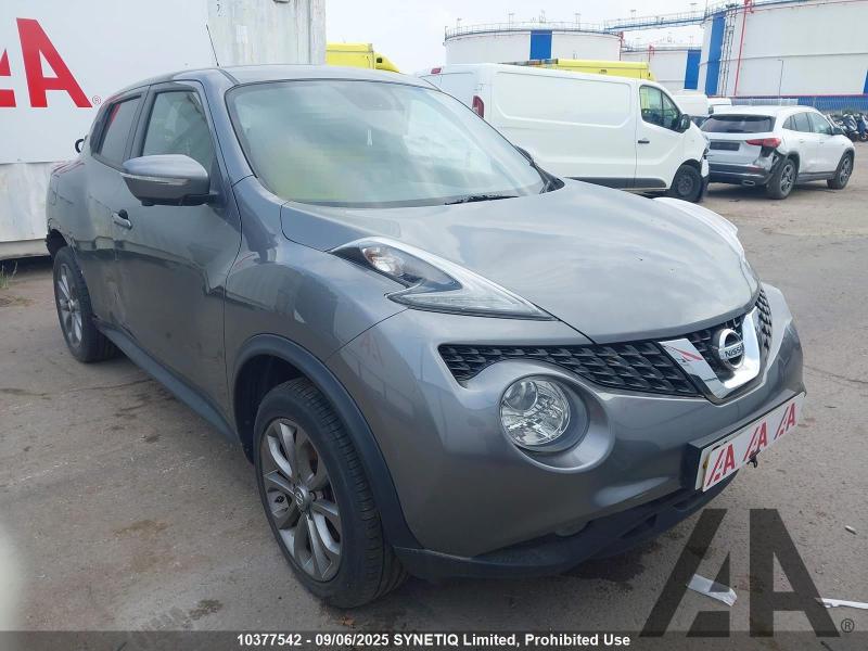 2014 NISSAN JUKE TEKNA DCI 1461cc TURBO DIESEL MANUAL 5 DOOR HATCHBACK