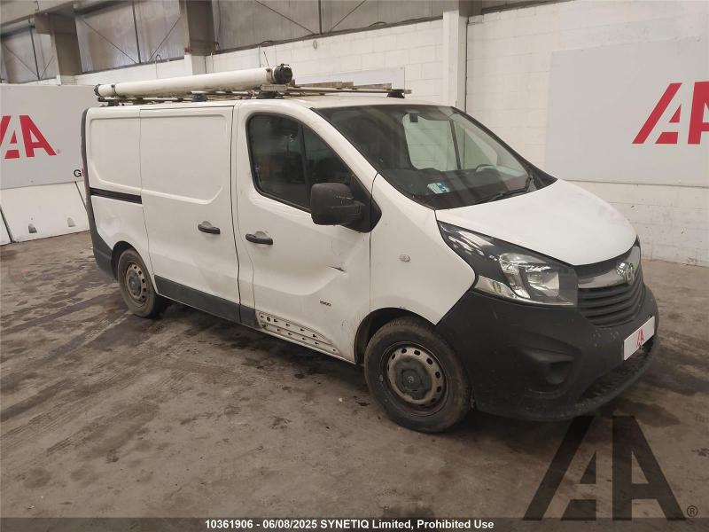 2016 VAUXHALL VIVARO 2900 L1H1 CDTI P/V ECOFLEX S/S 1598cc TURBO DIESEL MANUAL 6 Speed PANEL VAN