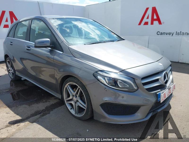2015 MERCEDES B-CLASS B180 CDI AMG LINE PREMIUM 1461cc TURBO DIESEL MANUAL 6 Speed 5 DOOR MPV