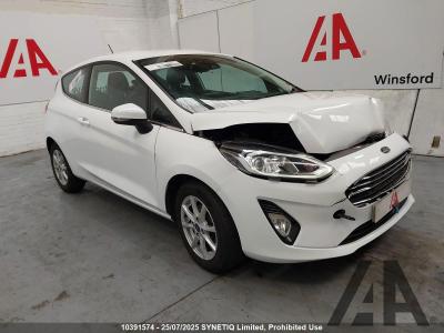 Image of 2017 FORD FIESTA ZETEC 1084cc PETROL MANUAL 5 Speed 3 DOOR HATCHBACK