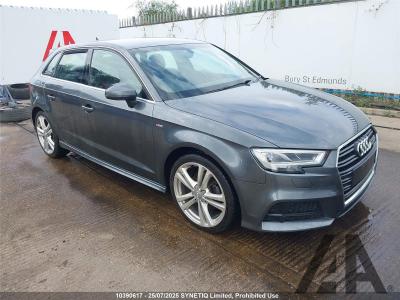 Image of 2019 AUDI A3 TDI S LINE 1598cc TURBO DIESEL MANUAL 6 Speed 5 DOOR HATCHBACK