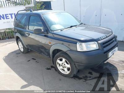Image of 2001 LAND ROVER FREELANDER ES HARDBACK 1796cc PETROL MANUAL 3 DOOR ESTATE