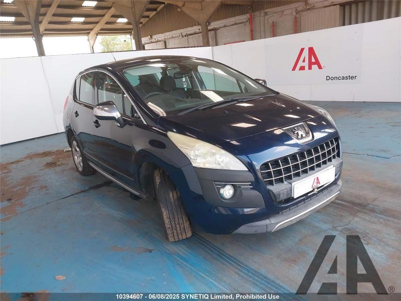 2011 PEUGEOT 3008 EXCLUSIVE HDI 1560cc TURBO DIESEL SEMI AUTO 6 Speed 5 DOOR HATCHBACK
