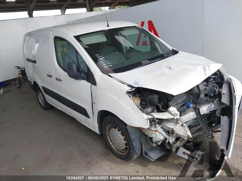 2010 PEUGEOT PARTNER HDI S L2 750 1560cc TURBO DIESEL MANUAL 5 Speed PANEL VAN
