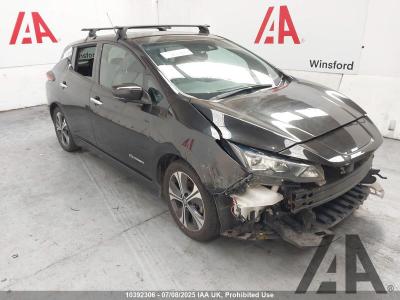 Image of 2018 NISSAN LEAF TEKNA ELECTRIC DIRECT DRIVE 5 DOOR HATCHBACK
