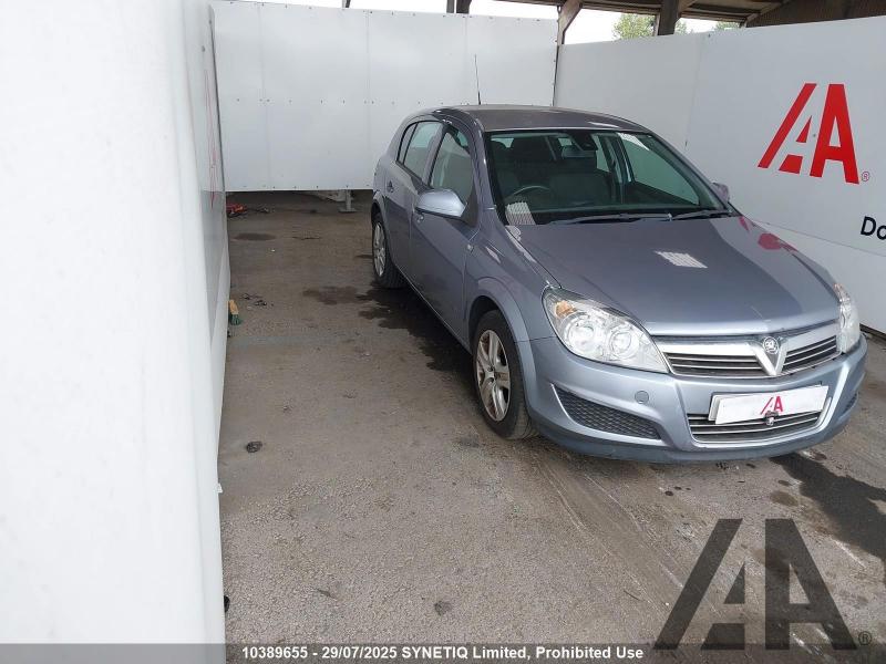 2010 VAUXHALL ASTRA ACTIVE 1598cc PETROL MANUAL 5 Speed 5 DOOR HATCHBACK