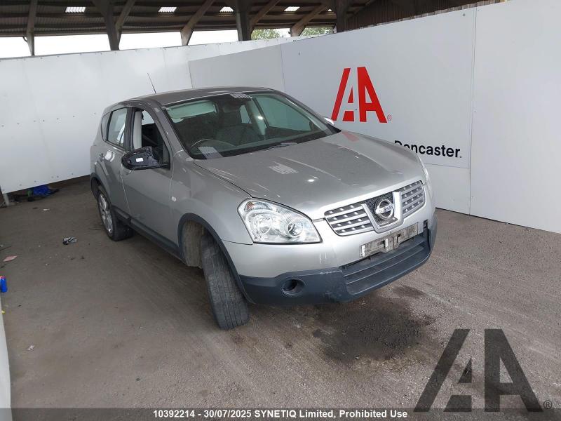 2009 NISSAN QASHQAI ACENTA DCI 1461cc TURBO DIESEL MANUAL 6 Speed 5 DOOR HATCHBACK