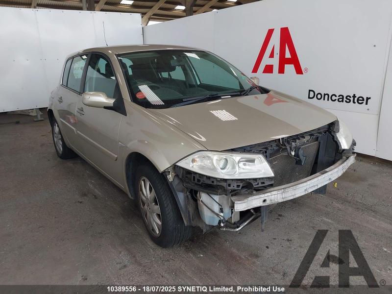 2008 RENAULT MEGANE DYNAMIQUE VVT 1598cc PETROL AUTOMATIC 4 Speed 5 DOOR HATCHBACK